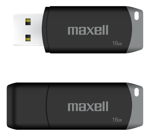 PENDRIVE USBPD 16 GB 2.0 GRIS MAXELL - 1