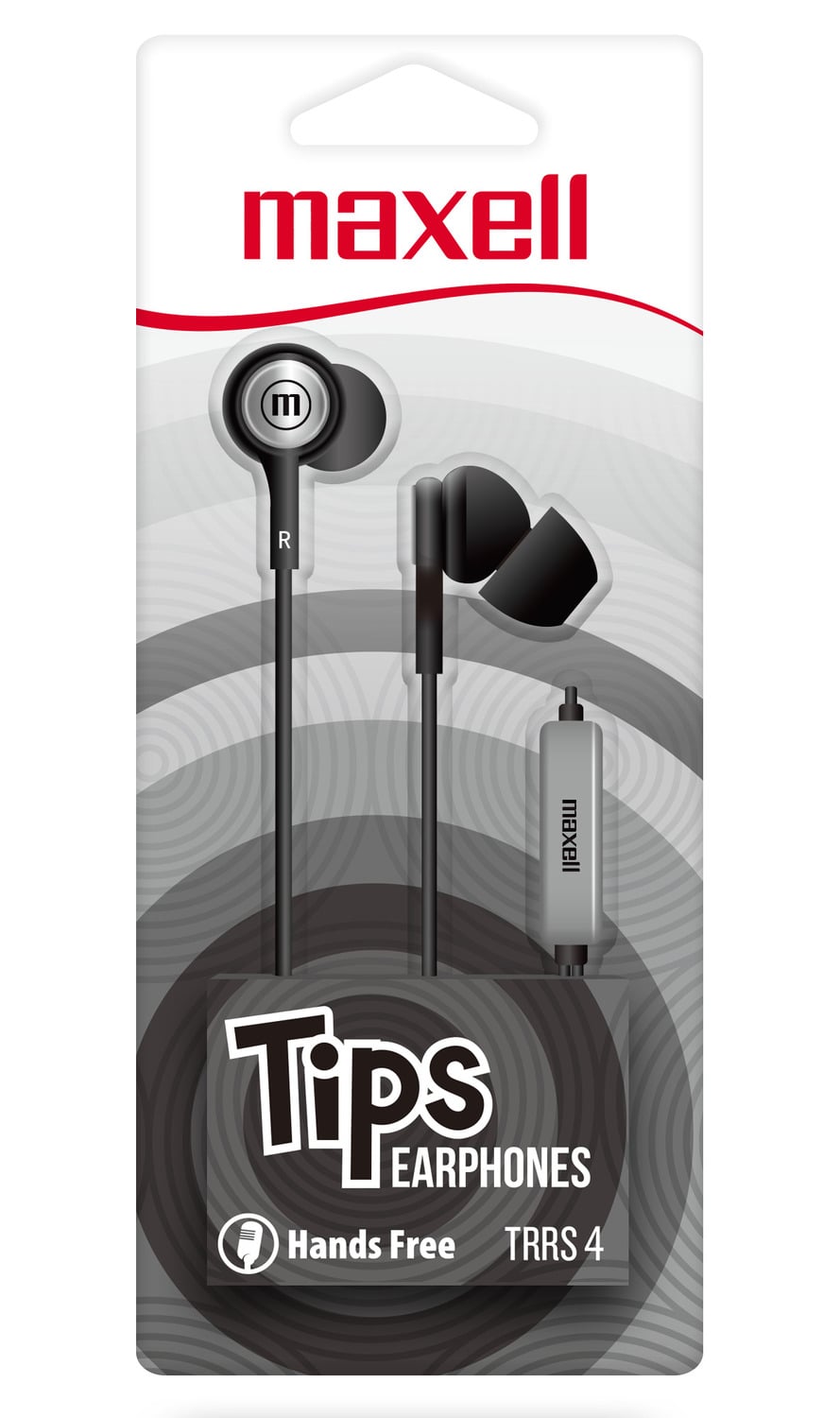 AUDÍFONOS MAXELL IN EAR IN-TIPS NEGRO MICRÓFONO - 2