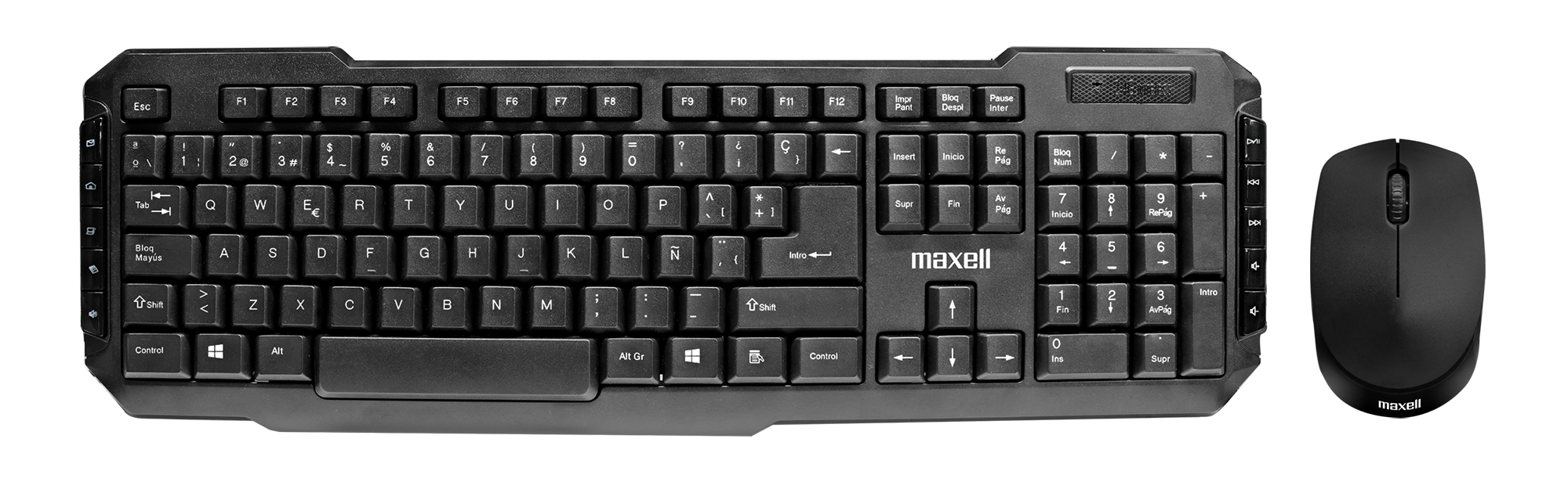 COMBO TECLADO Y MOUSE INALAMBRICO 1000DPI MAXELL - 1