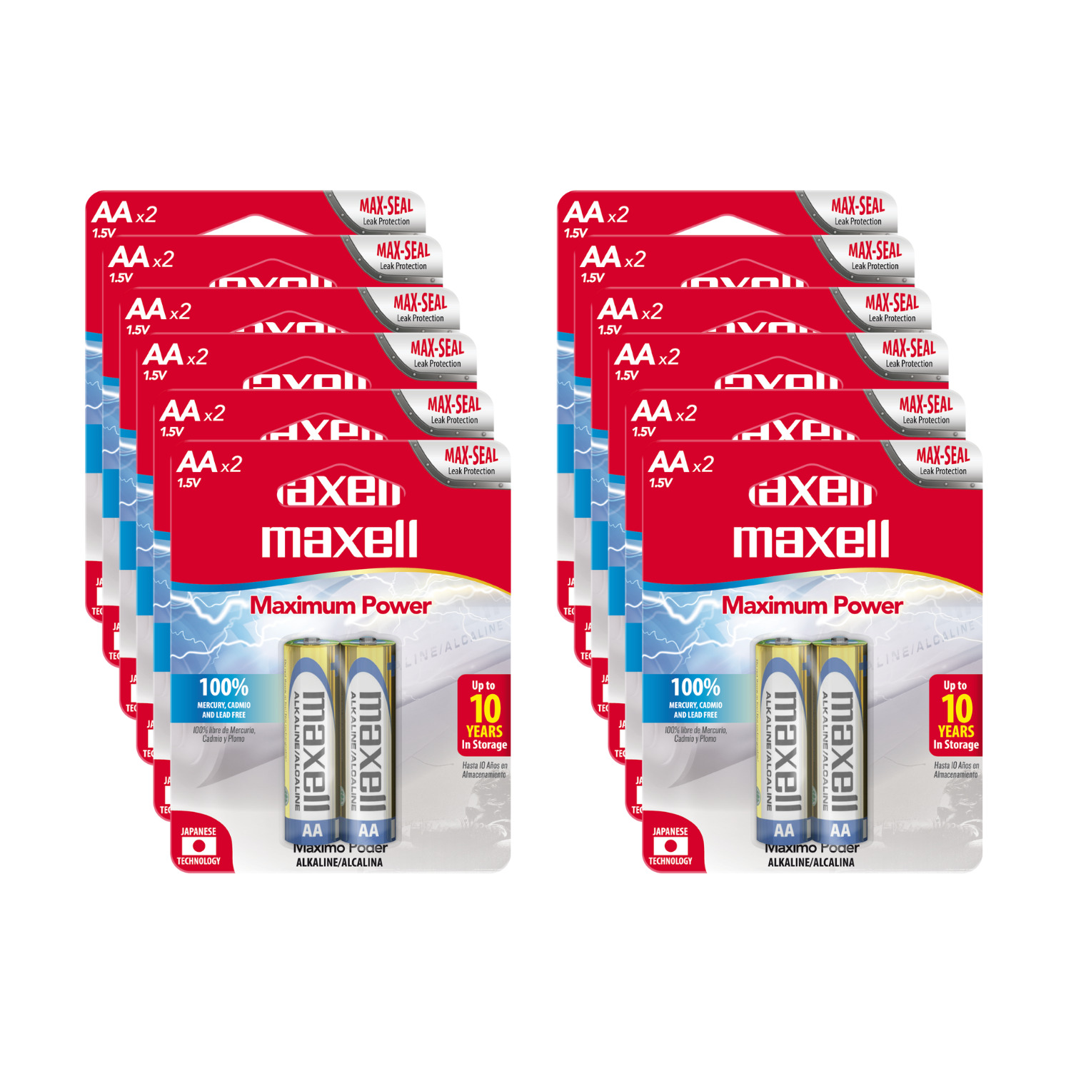 PACK 24 PILAS ALCALINAS AA BLISTER 2 UDS. - 1