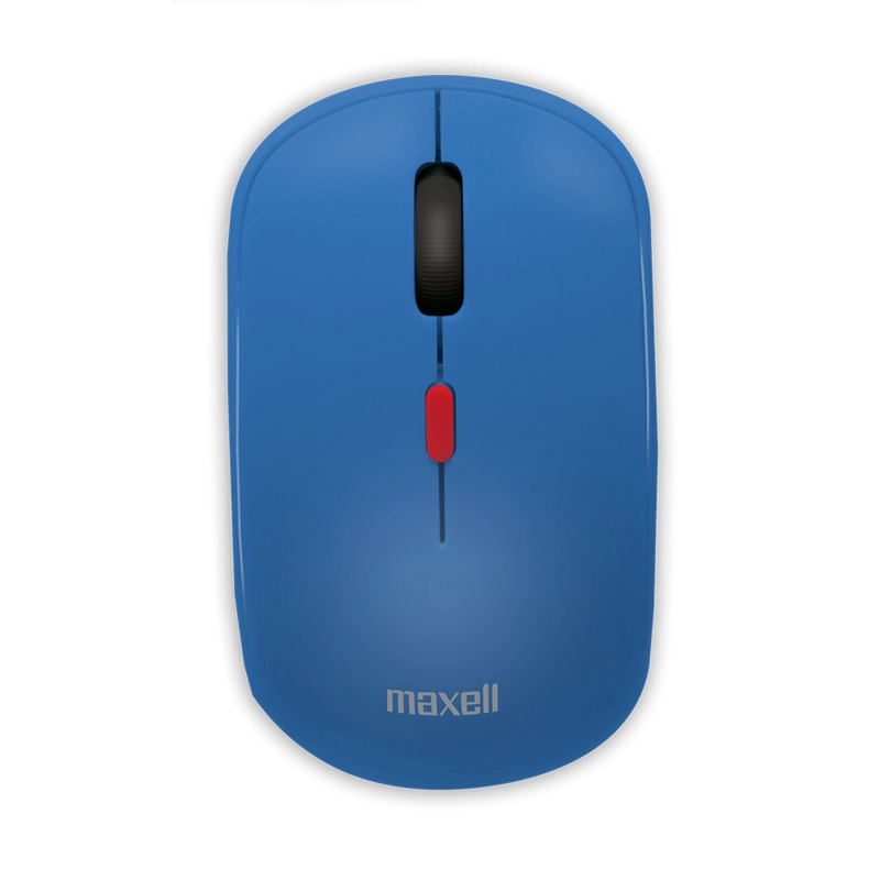 MOUSE INALÁMBRICO MAXELL 1200 DPI MOWL-100 AZUL - 1