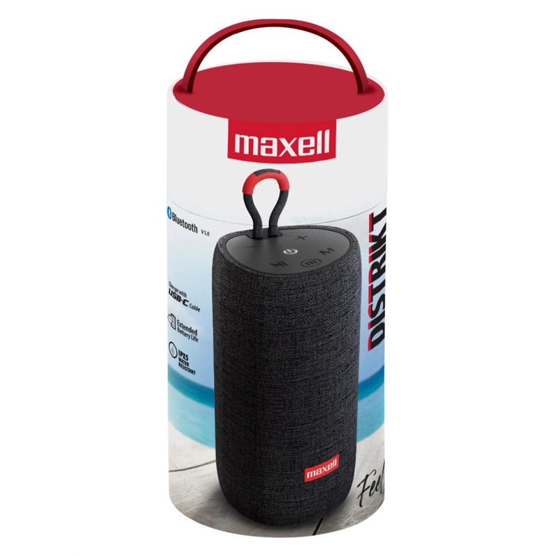 PARLANTE BLUETOOTH PORTÁTIL MAXELL DISTRIKT TWS 7 HR NEGRO - 2