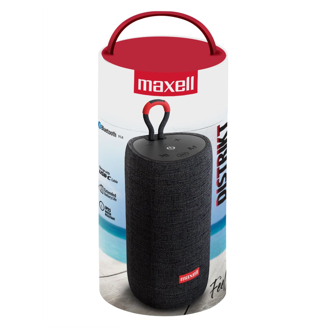 PARLANTE BLUETOOTH PORTÁTIL MAXELL DISTRIKT TWS 7 HR NEGRO - 2