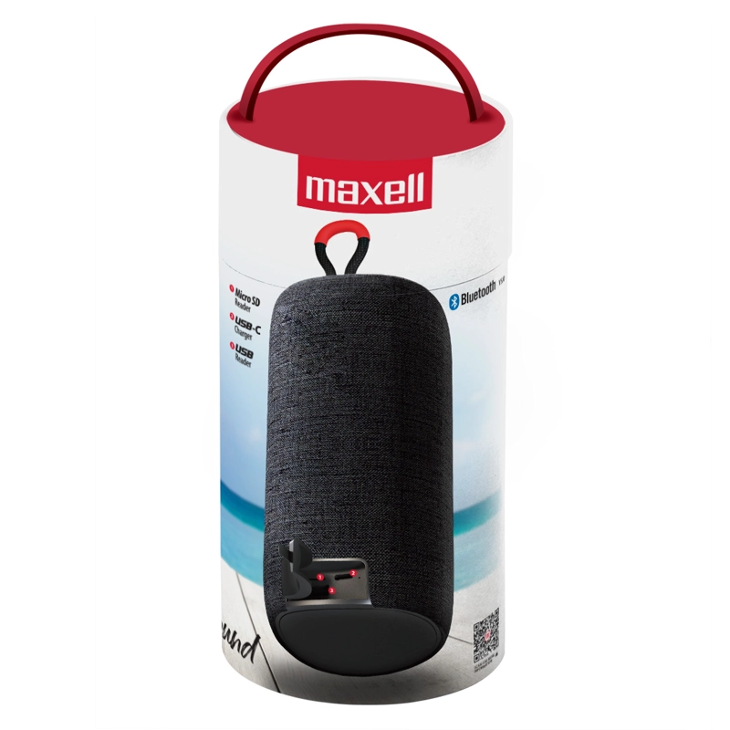 PARLANTE BLUETOOTH PORTÁTIL MAXELL DISTRIKT TWS 7 HR NEGRO - 3