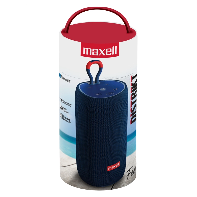 PARLANTE BLUETOOTH PORTÁTIL MAXELL DISTRIKT TWS 7 HR AZUL - 2