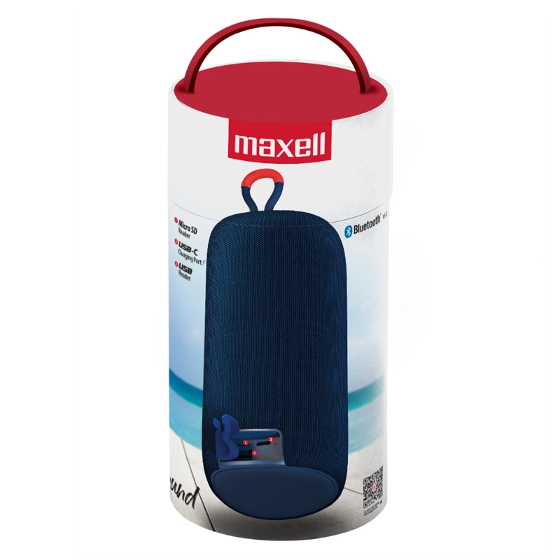 PARLANTE BLUETOOTH PORTÁTIL MAXELL DISTRIKT TWS 7 HR AZUL - 3
