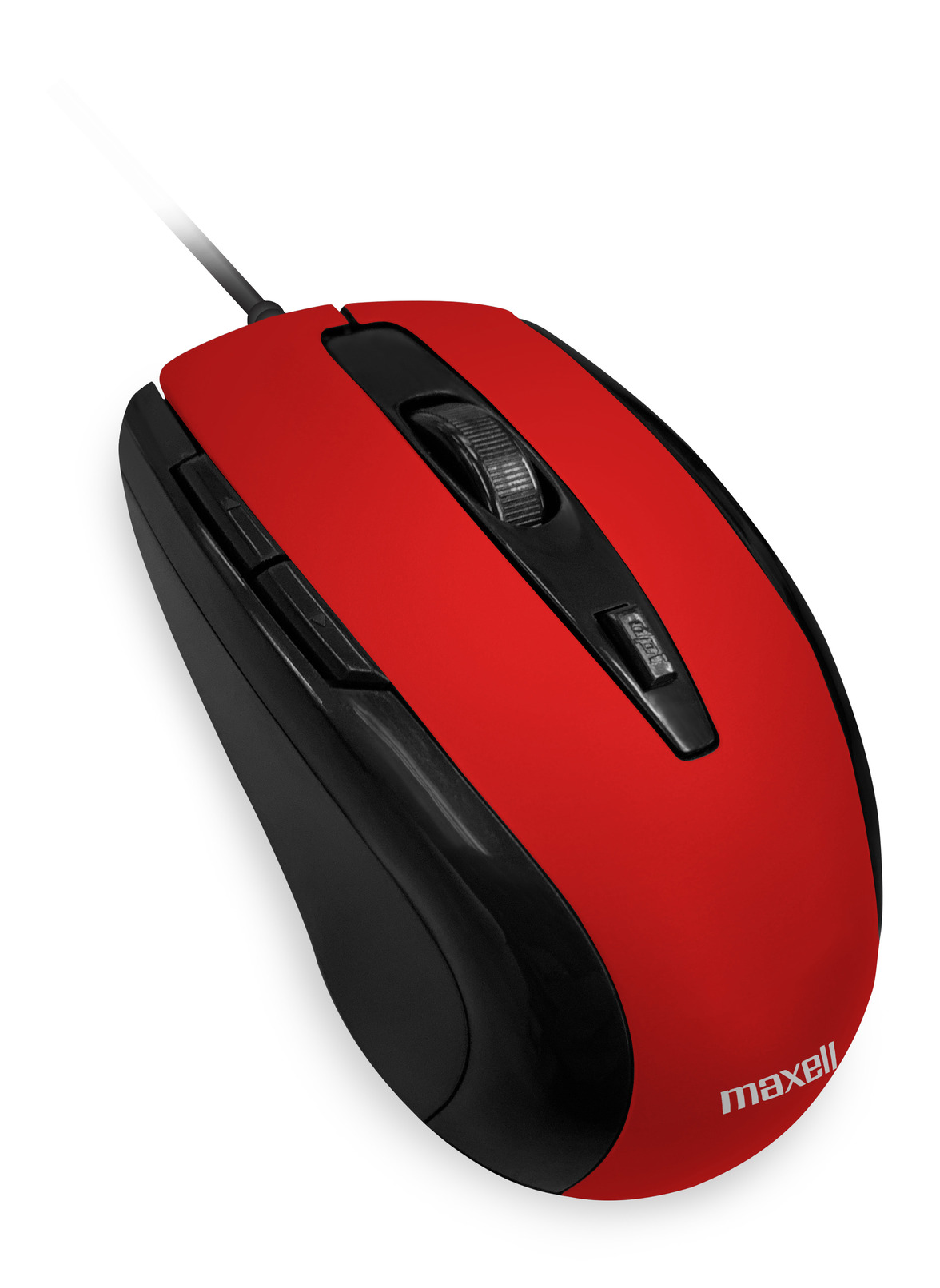 MOUSE MAXELL ÓPTICO 5 BOTONES MOWR-105 ROJO - 2