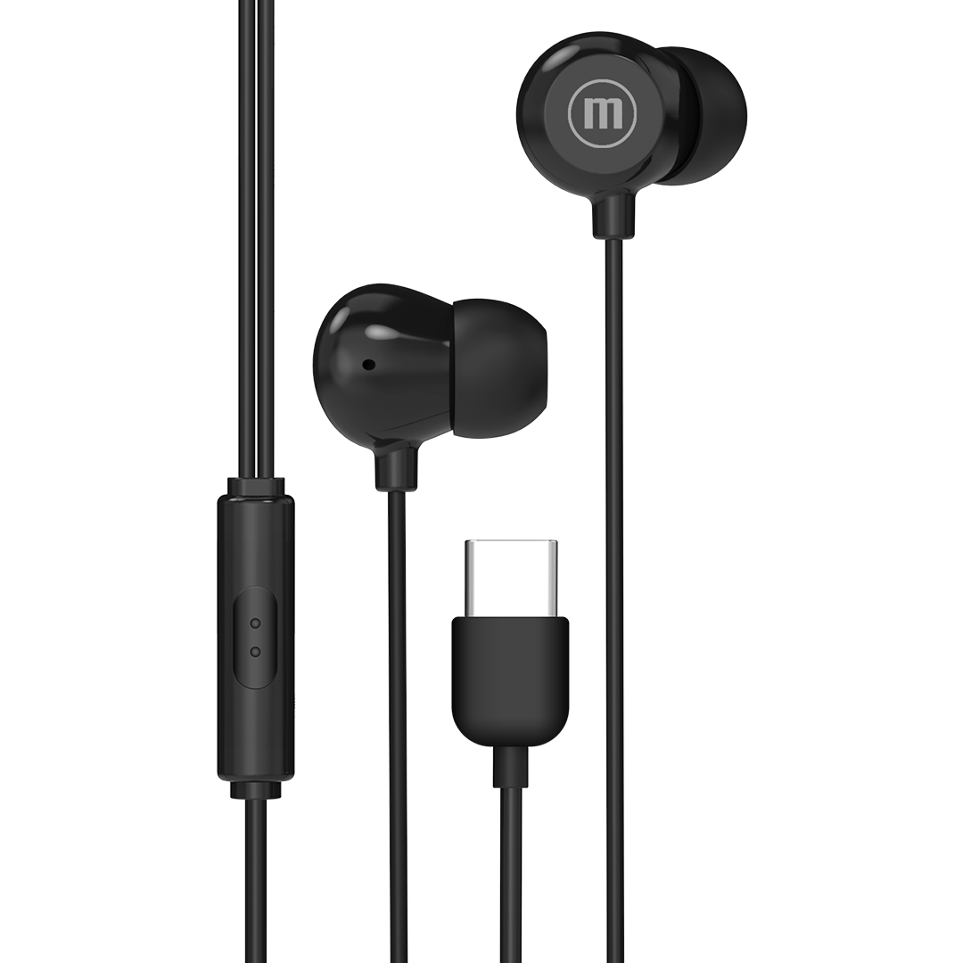 AUDÍFONOS MAXELL IN EAR IN-BAX NEGRO MICRÓFONO CONECTOR TIPO C - 2