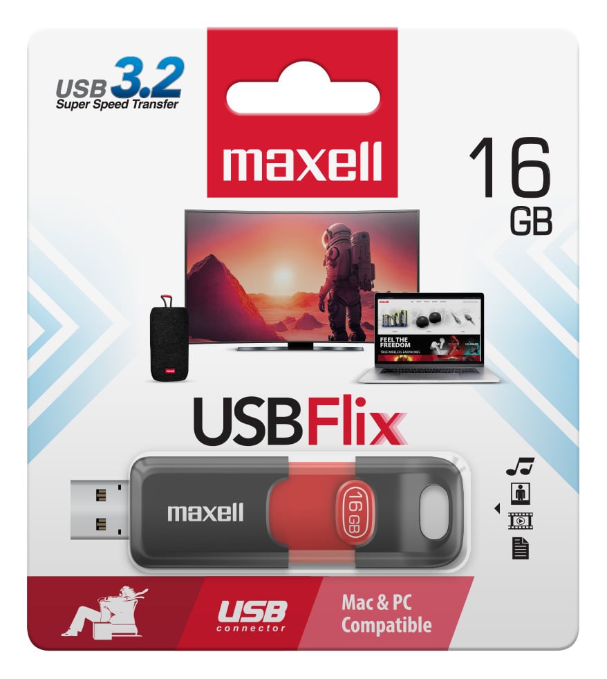 PENDRIVE MAXELL FLIX 16GB 3.2 - 4