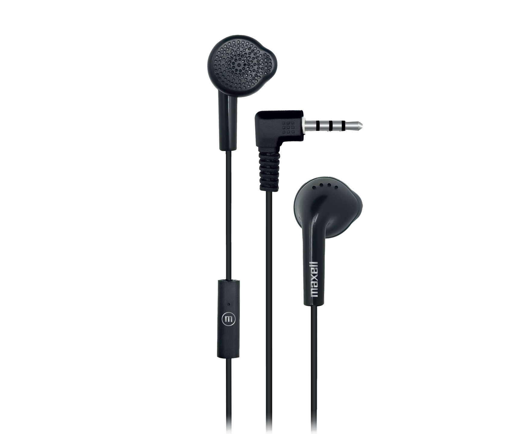 AUDÍFONOS MAXELL EB-MIC ESTÉREO BOTÓN NEGRO MICRÓFONO - 1