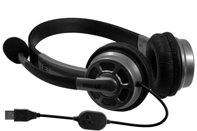 AUDÍFONOS MAXELL ESTEREO MICRÓFONO CABLE 1.8M - 2