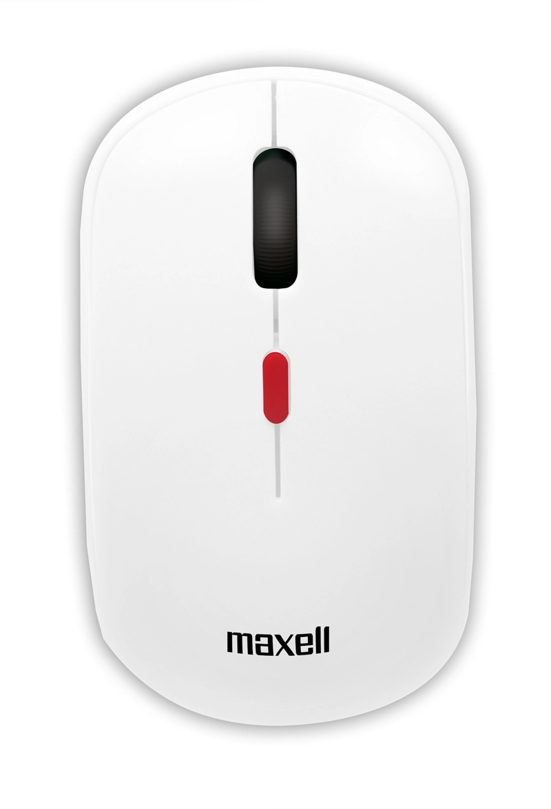MOUSE INALÁMBRICO MAXELL 1200 DPI MOWL-100 BLANCO - 1