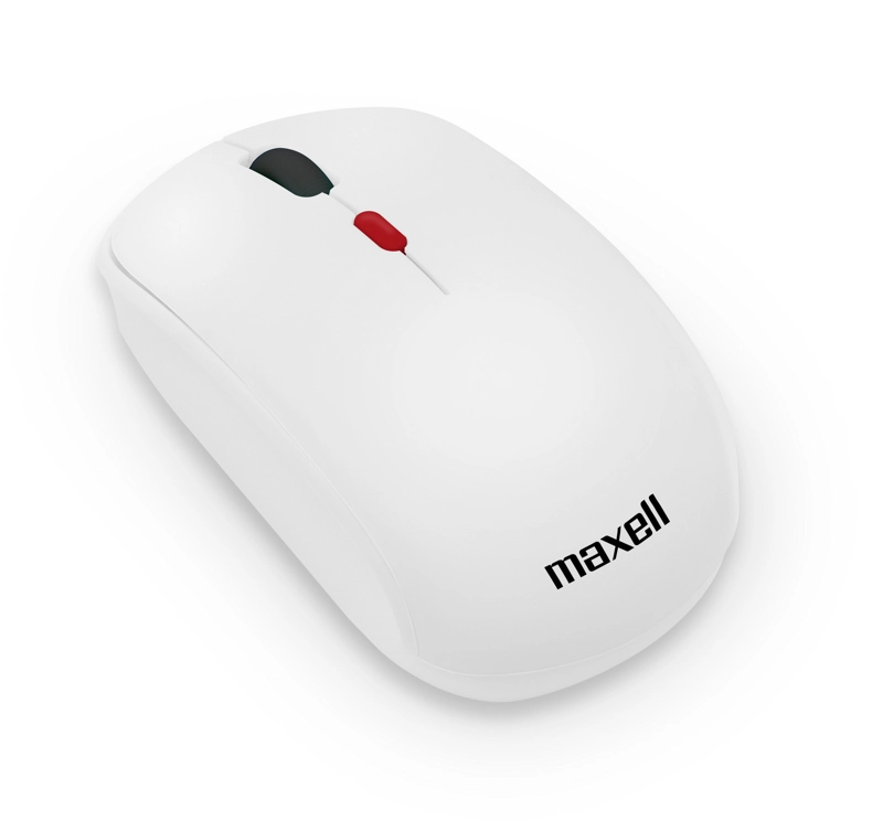 MOUSE INALÁMBRICO MAXELL 1200 DPI MOWL-100 BLANCO - 2