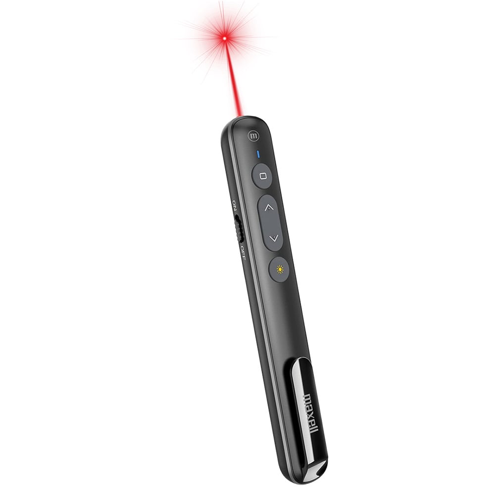 PRESENTADOR MAXELL PUNTERO LÁSER CON RECEPTOR USB-A Y USB-C