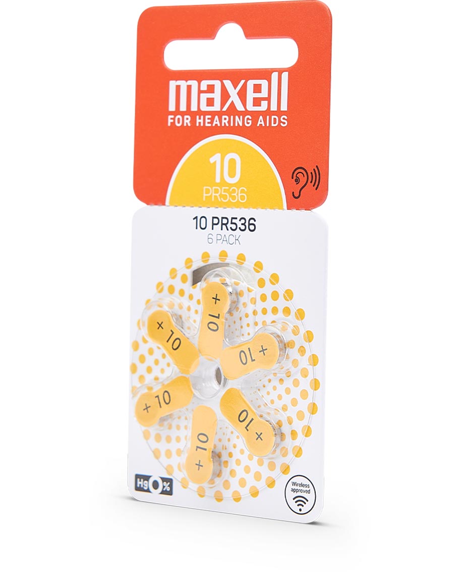 PILAS MAXELL AUDÍFONOS TAMAÑO 10 AUDITIVAS 6UN - 2