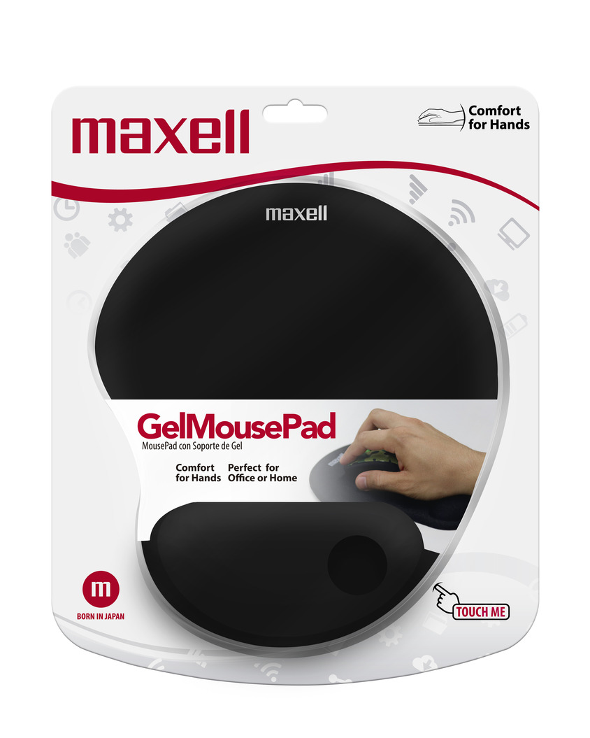 MOUSE PAD MAXELL GEL ERGONÓMICO NEGRO - 2