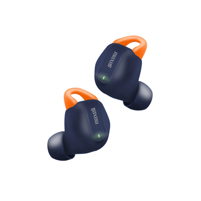AUDÍFONOS INALÁMBRICOS MAXELL BLUETOOTH MAXPODS 35 HORAS AZUL - 2