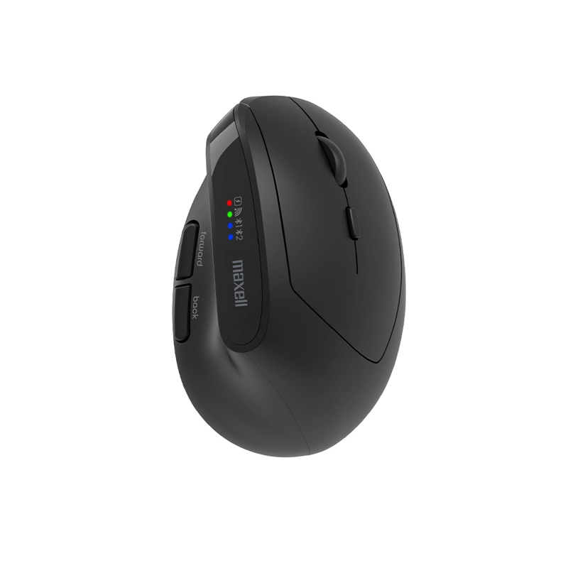 MOUSE VERTICAL BLUETOOTH ERGONOMICO MAXELL 2400 DPI  INALAMBRICO NEGRO - 4