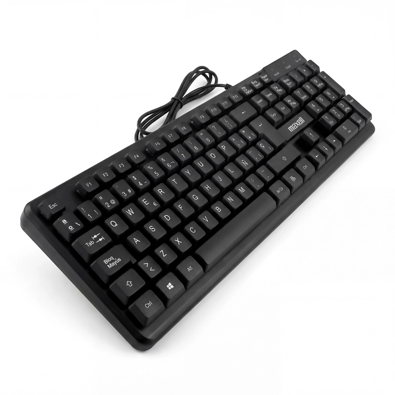 TECLADO BASICO MAXELL KB-80 CONECTOR USB NEGRO - 2
