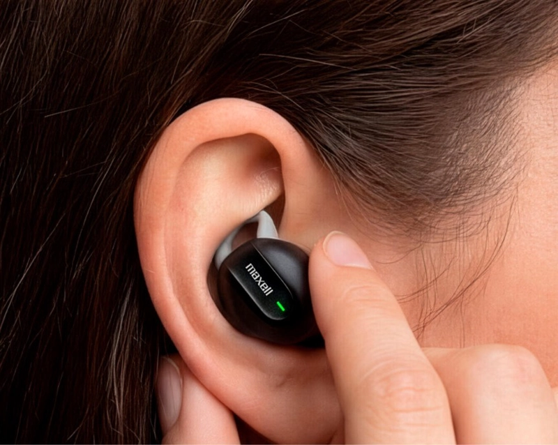 PACK AUDIFONOS MAXELL INALAMBRICOS BLUETOOTH MXPODS NEGRO - 5