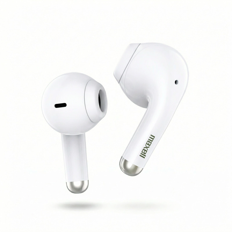 AUDIFONOS BLUETOOTH INALAMBRICOS MAXELL ELIO 12 HORAS BLANCO/VERDE - 2