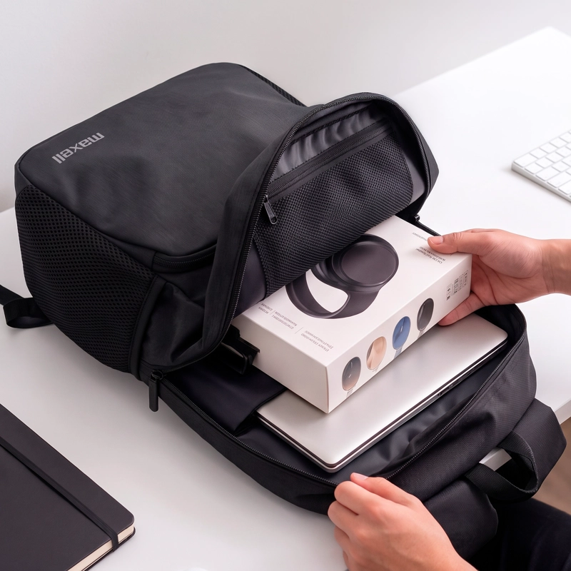 MOCHILA NOTEBOOK 15.6 PULGADAS MAXELL ULTRALIGERA CON FUNDA ACOLCHADA - 5