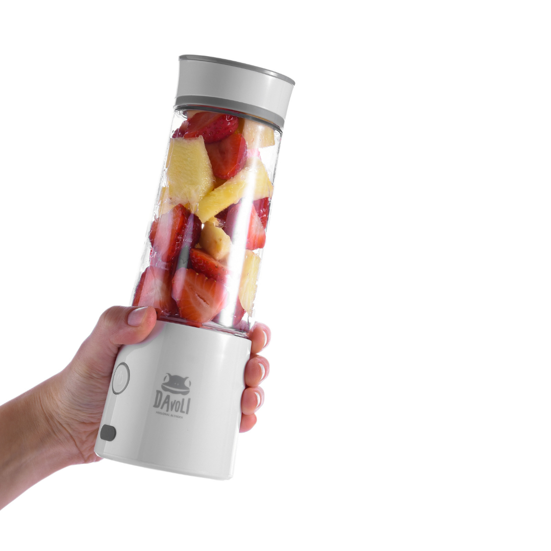 LICUADORA PERSONAL PORTÁLTIL DAVOLI VASO TRITÁN - MACARON BLANCA | BLANCO - 2