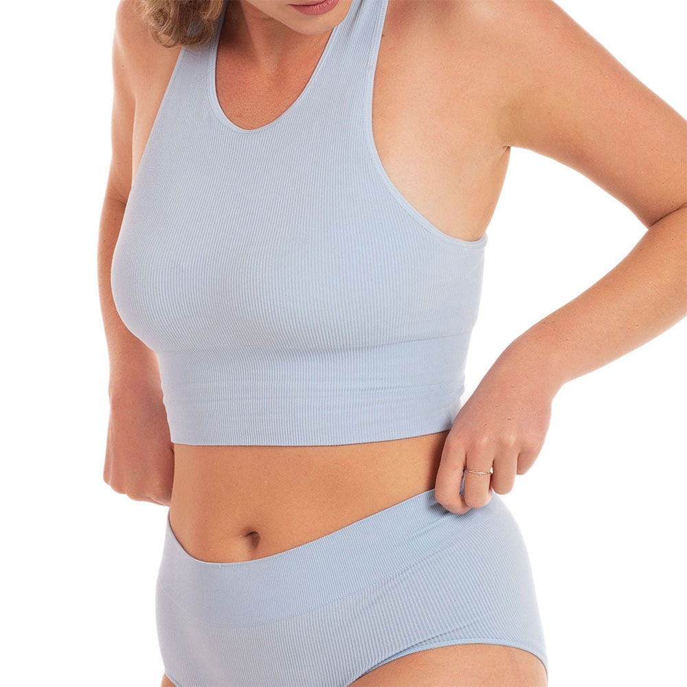 TOP MUJER INTIME RIB CON COPA REMOVIBLE 7601015 - 3