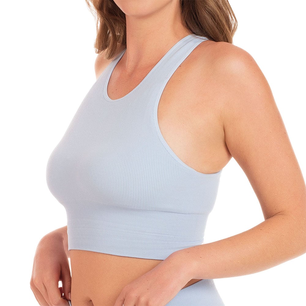 TOP MUJER INTIME RIB CON COPA REMOVIBLE 7601015 - 4