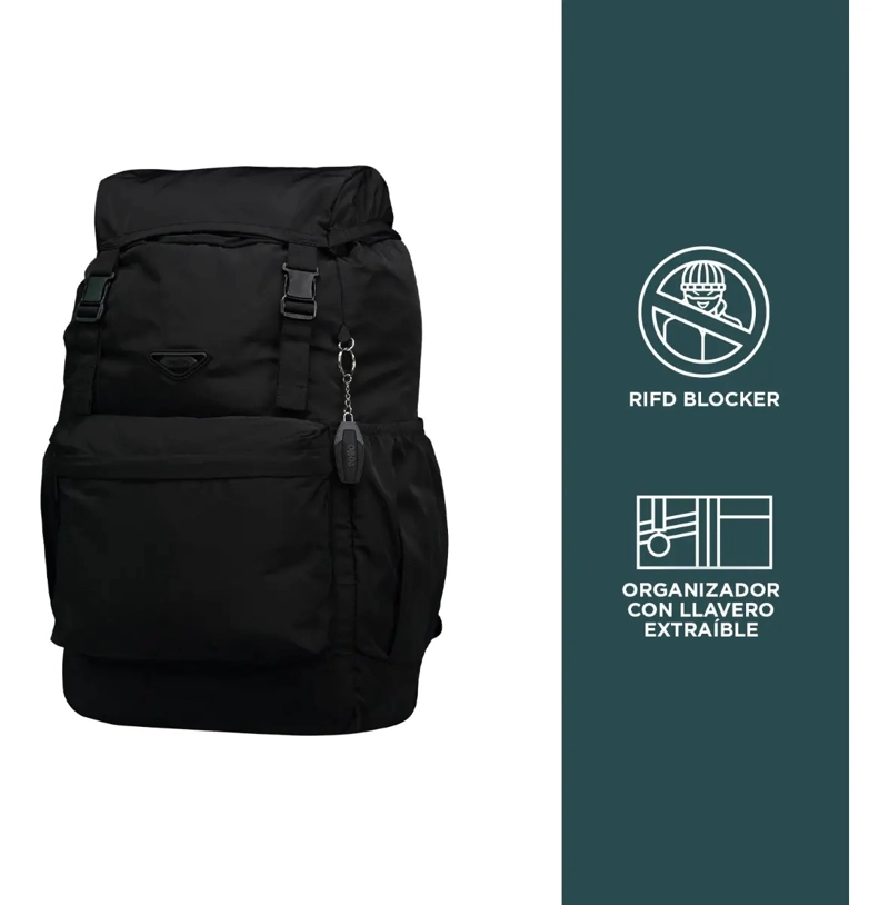 Mochila Totto Urbana Plegable y para Viaje Tamaño Mediano Para Laptop 13 Pulgadas - 4