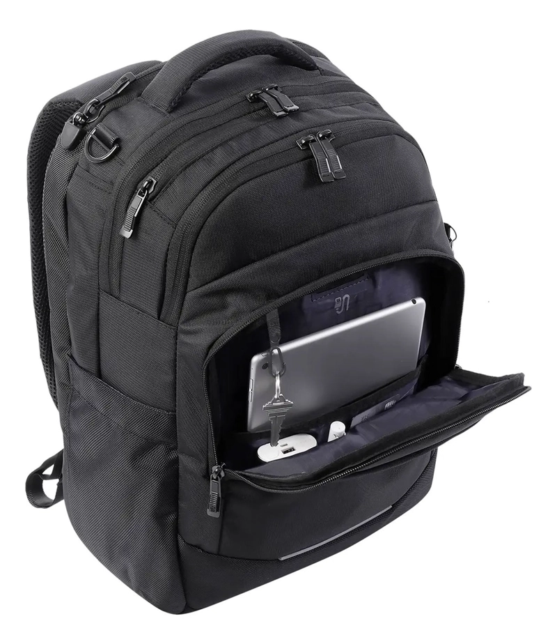 MOCHILA EJECUTIVA PORTA NOTEBOOK COMMUTER NEGRO - 3