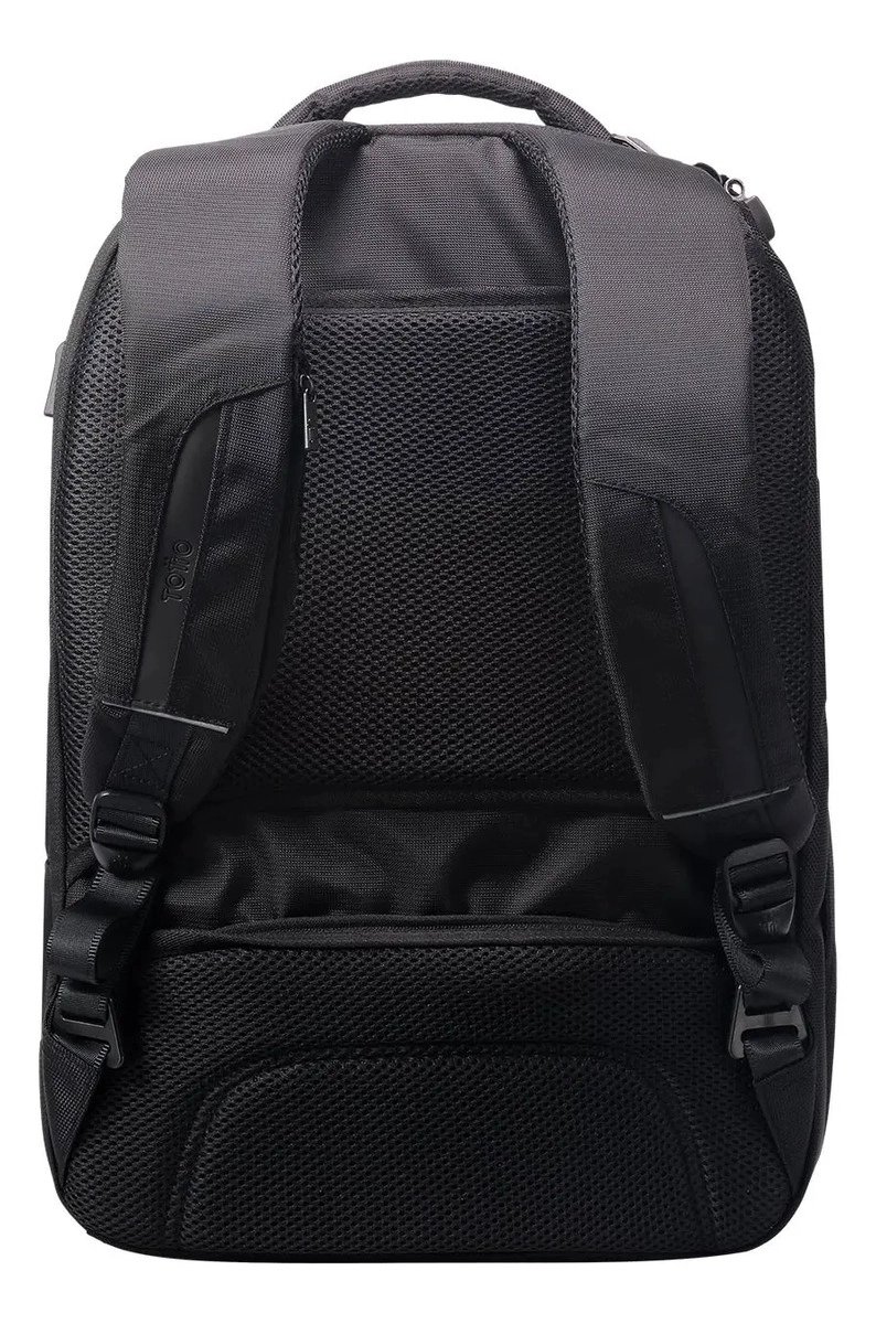 MOCHILA EJECUTIVA PORTA NOTEBOOK COMMUTER NEGRO - 5