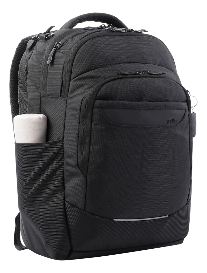 MOCHILA EJECUTIVA PORTA NOTEBOOK COMMUTER NEGRO - 7