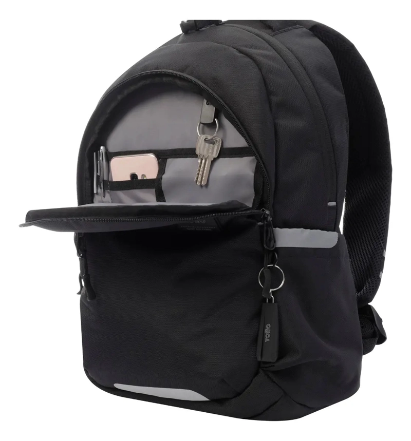 MOCHILA VIAJE TOTTO MISISIPI GRANDE NEGRO - 6