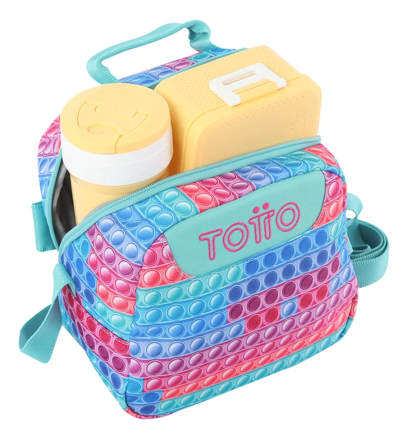 TOTTO LONCHERA TE RMICA ESCOLAR NIÑA RPET IMPERMEABLE ECO001 - 4