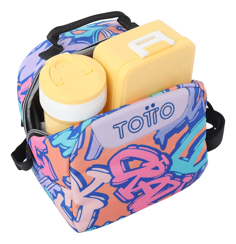 TOTTO LONCHERA TE RMICA ESCOLAR NIÑA RPET IMPERMEABLE ECO001 - 5