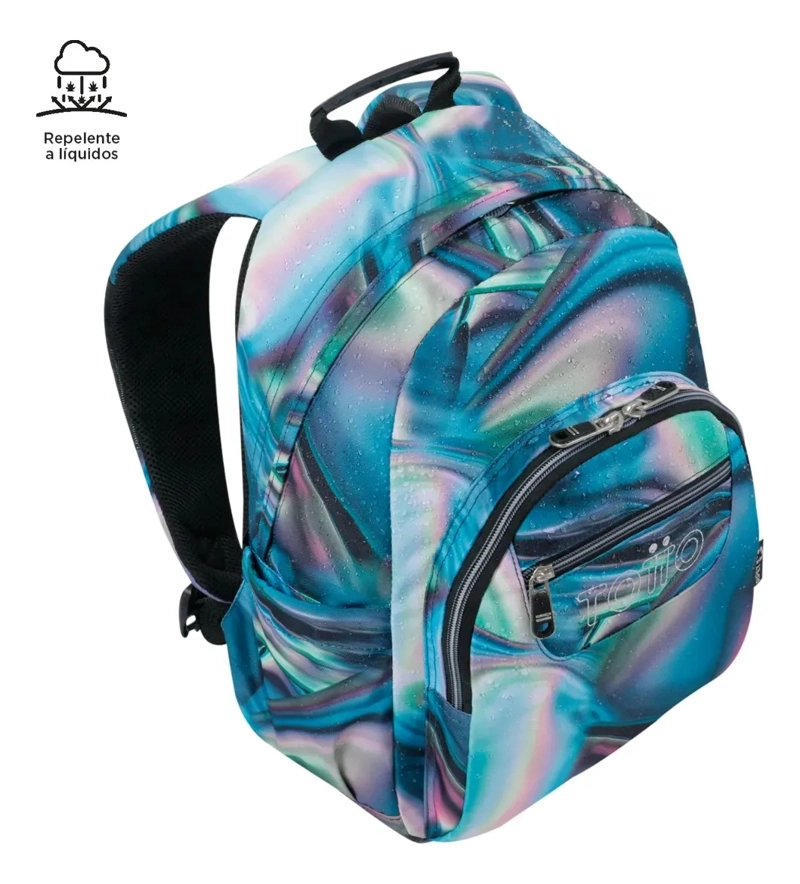 MOCHILA ESCOLAR GOMMAS RPET VERDE ZEFIRO - 5