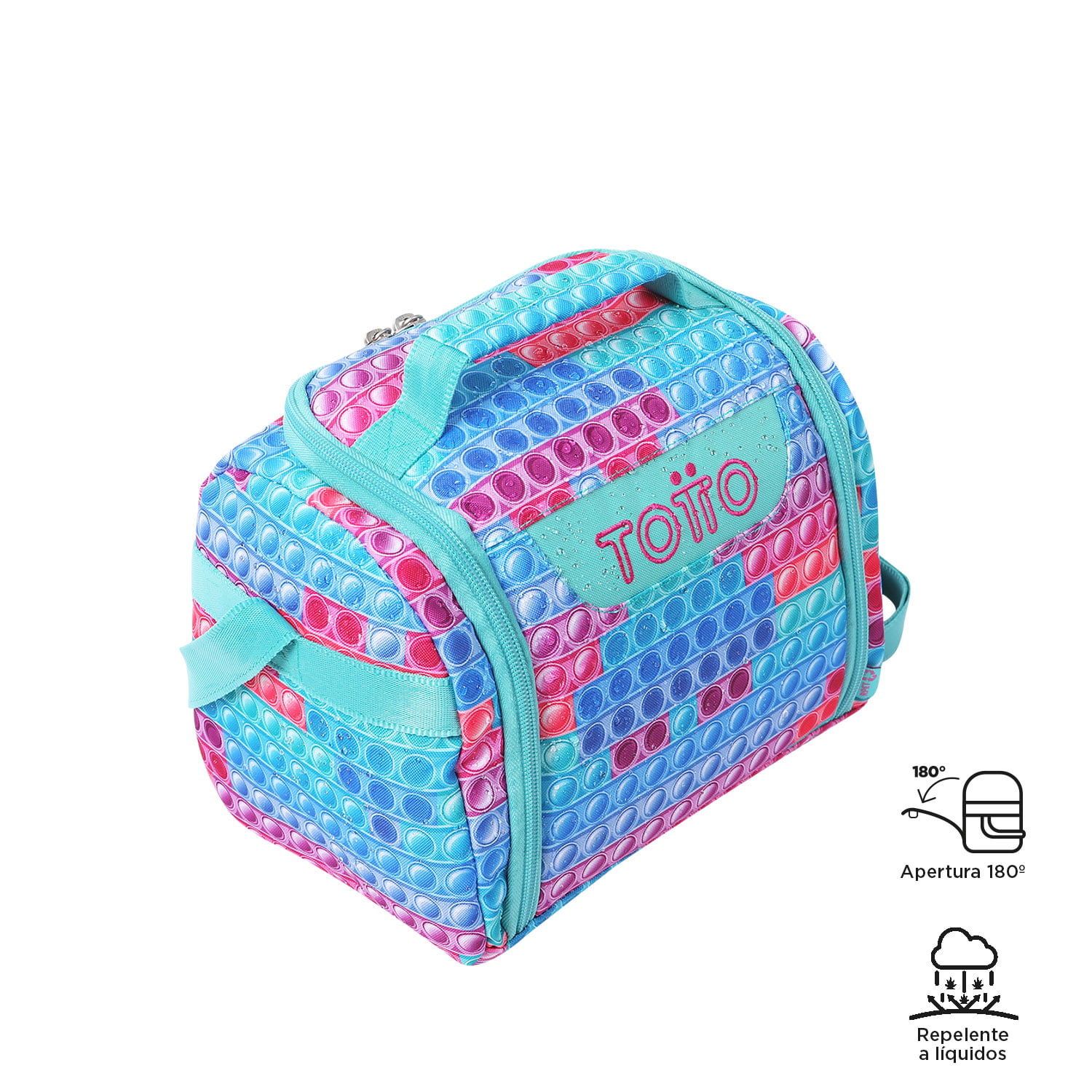TOTTO LONCHERA TÉRMICA ESCOLAR NIÑA RPET IMPERMEABLE ECO007 - 2