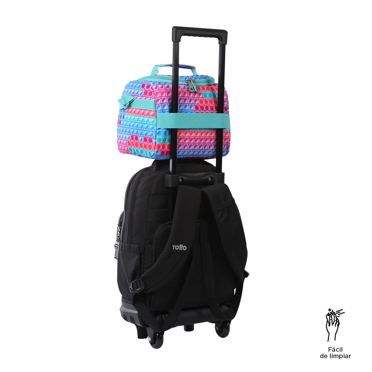 TOTTO LONCHERA TÉRMICA ESCOLAR NIÑA RPET IMPERMEABLE ECO007 - 3