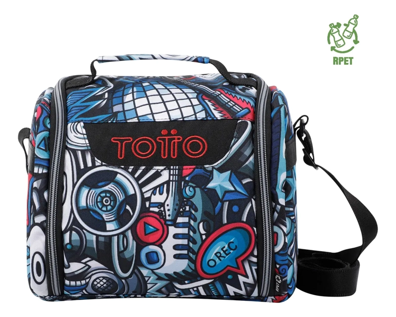 TOTTO LONCHERA TE RMICA ESCOLAR NIÑO RPET IMPERMEABLE ECO007 - 1