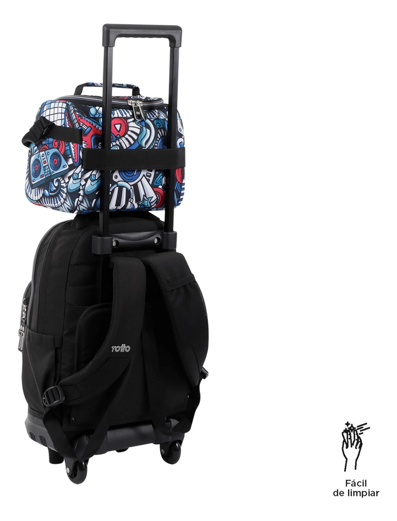 TOTTO LONCHERA TE RMICA ESCOLAR NIÑO RPET IMPERMEABLE ECO007 - 2
