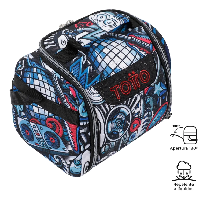 TOTTO LONCHERA TE RMICA ESCOLAR NIÑO RPET IMPERMEABLE ECO007 - 3