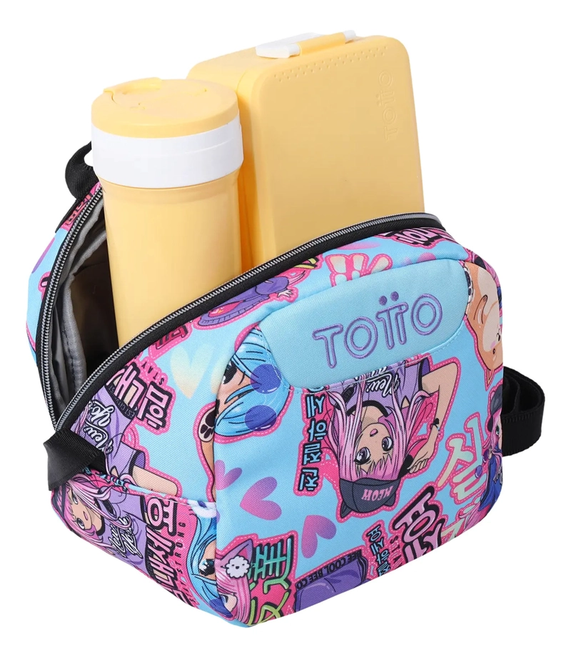 TOTTO LONCHERA TE RMICA ESCOLAR NIÑA RPET IMPERMEABLE ECO001 - 5