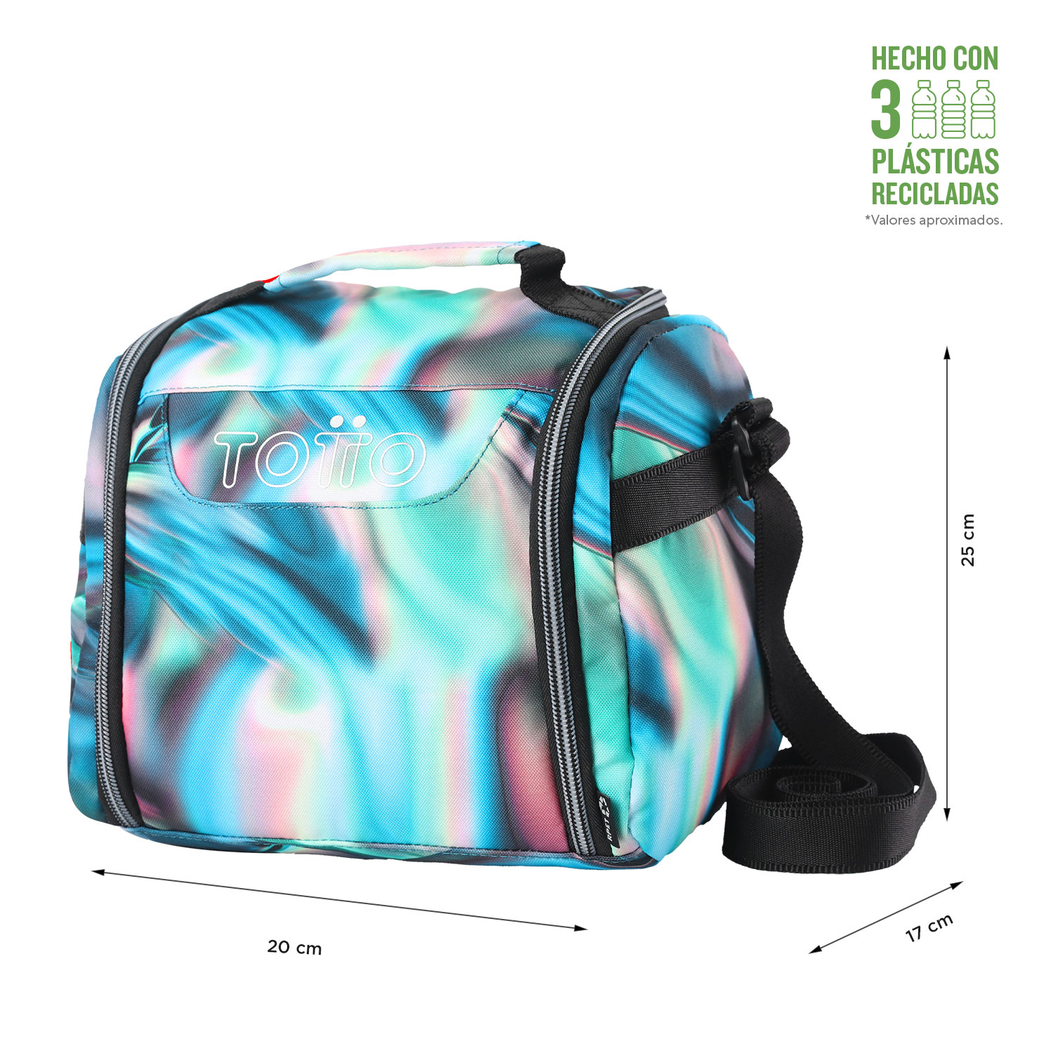 TOTTO LONCHERA TÉRMICA ESCOLAR NIÑA RPET IMPERMEABLE ECO007 - 4