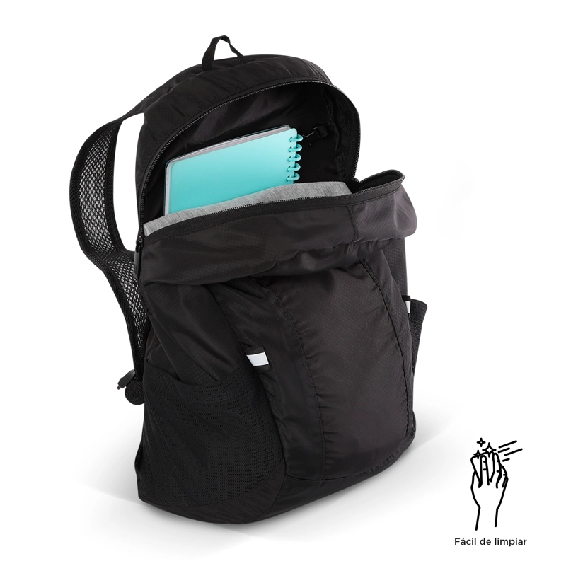 MOCHILA PLEGABLE TROKER M NEGRO/BLACK - 5