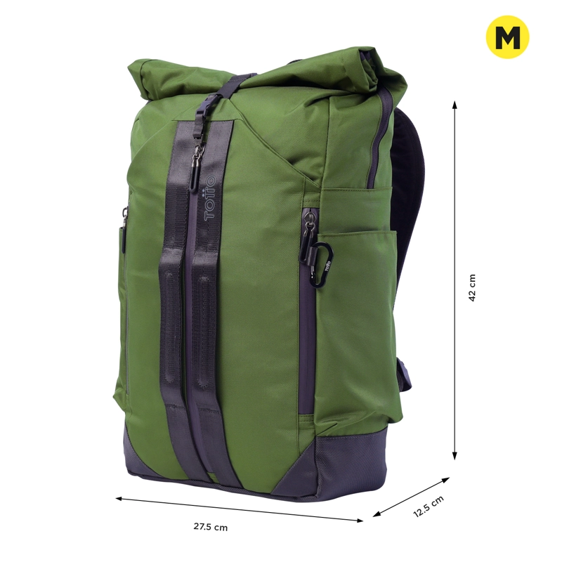MOCHILA PARA HOMBRE SPURN 2.0 PORTA NOTEBOOK 14' VERDE - 3