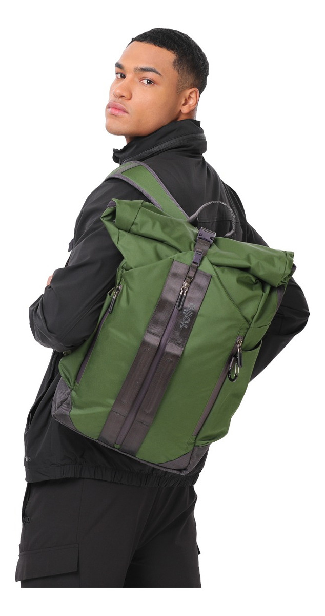 TOTTO MOCHILA GRANDE NOTEBOOK URBANA JUVENIL HOMBRE ANTIROBO - 6