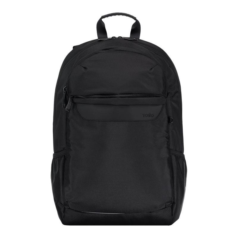 MOCHILA EJECUTIVA TOTTO BERTON MEDIANA NEGRO - 1