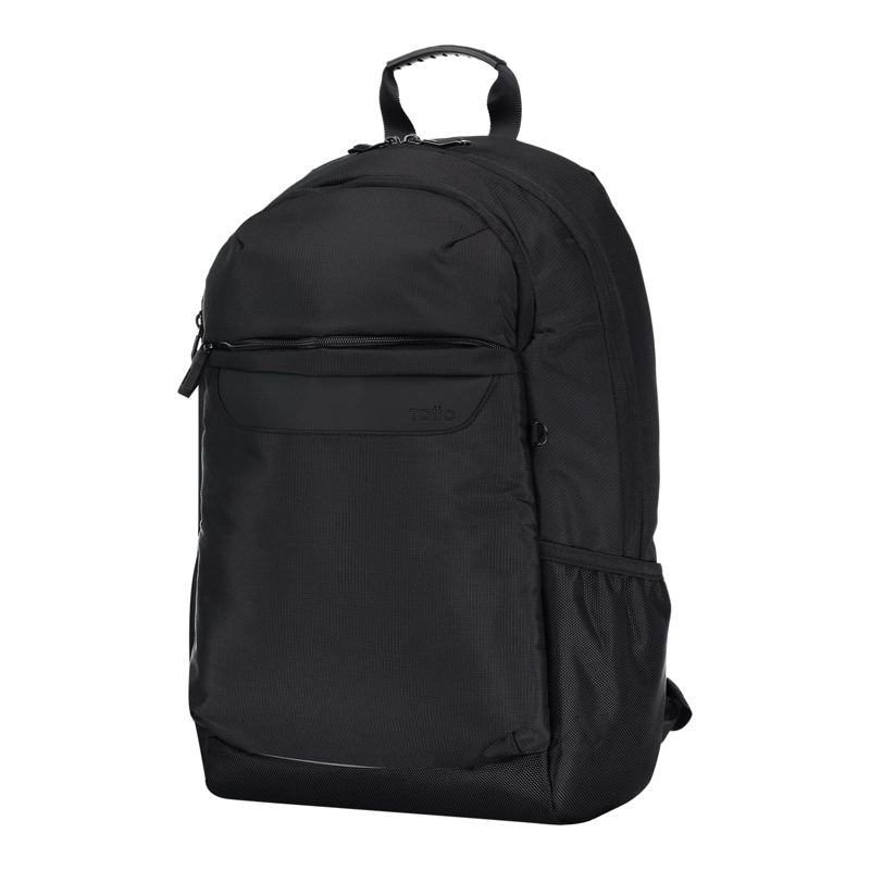 MOCHILA EJECUTIVA TOTTO BERTON MEDIANA NEGRO - 2