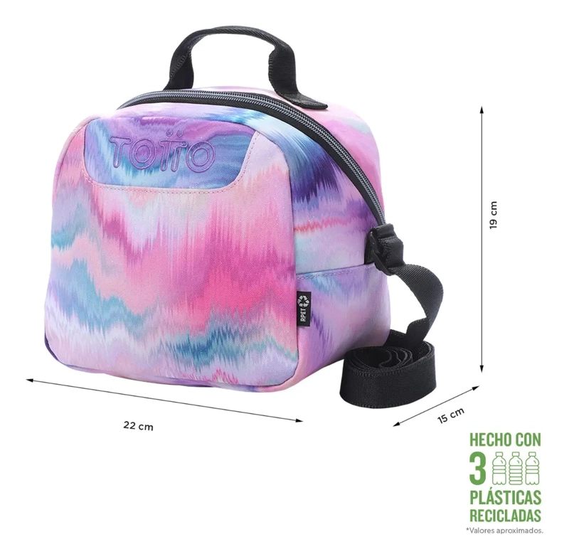 TOTTO LONCHERA TE RMICA ESCOLAR NIÑA RPET IMPERMEABLE ECO001 - 2